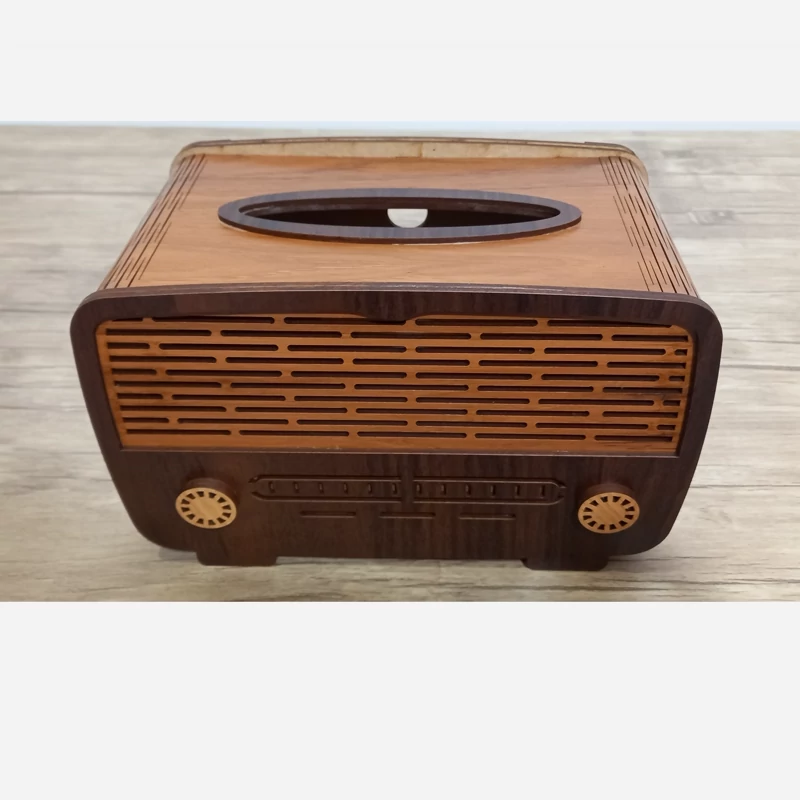 جادستمال کاغذی طرح رادیو- بدون کشو