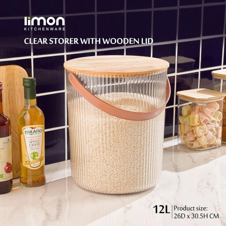 سطل برنج لیمون شیاردار باظرفیت 12 لیتر