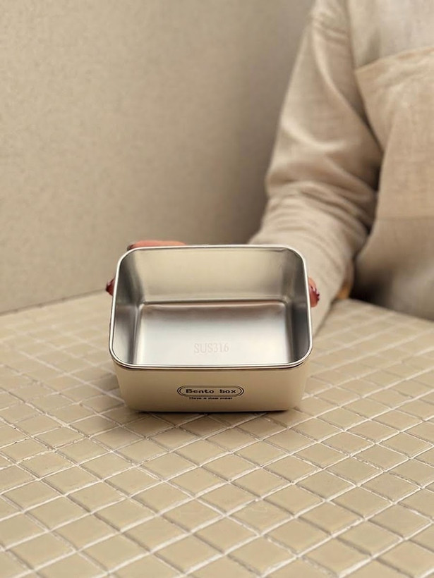 ظرف غذا سه تیکه داخل استیل Beneto box